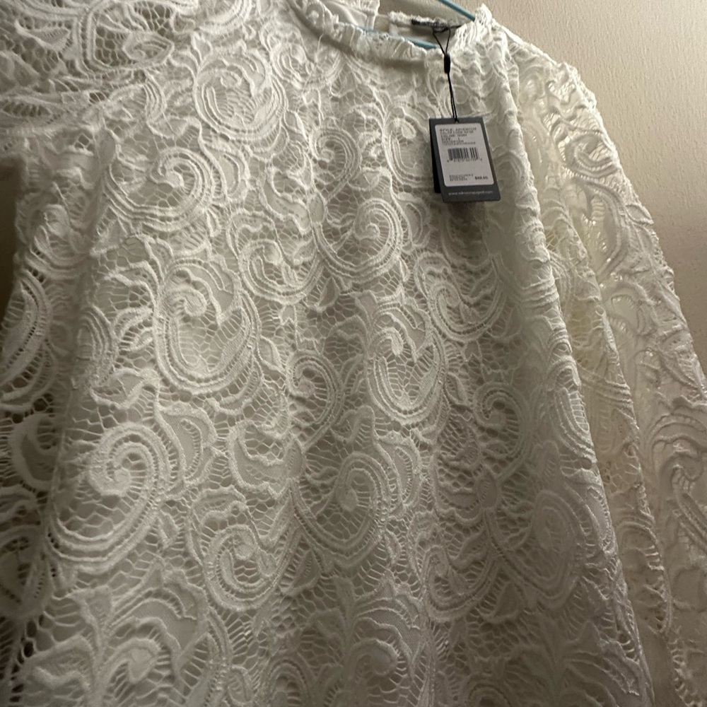 NWT Long Sleeve Lace Blouse